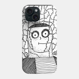 Frankenstein Monster Portrait Phone Case