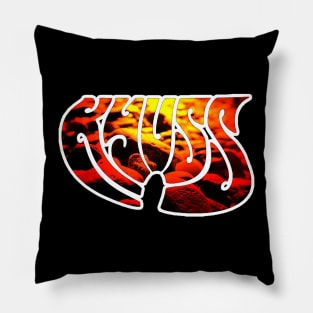 Vintage kyuss sunset Pillow