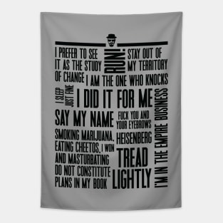 Heisenberg / Walter White Quotes & Sayings Tapestry