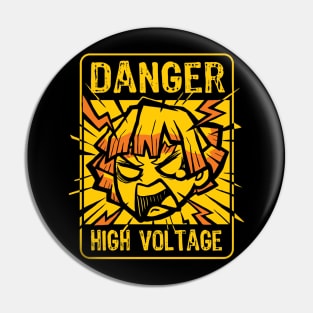 Zenitsu Agatsuma demon slayer funny Pin