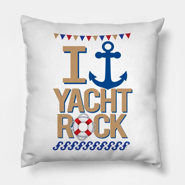 Yacht Rock Pillow by LouMax