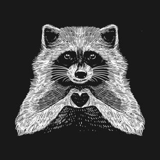 Love Raccoon T-Shirt