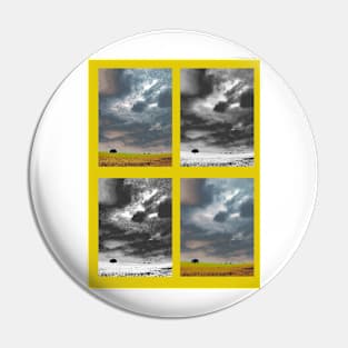 Stormy Yellow Pin