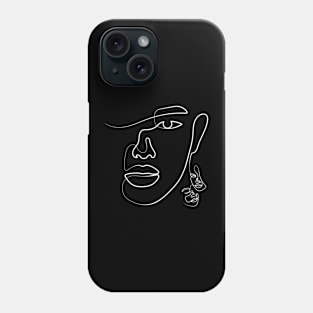 She's a Gemini | One Line Drawing | One Line Art | Minimal | Minimalist Phone Case