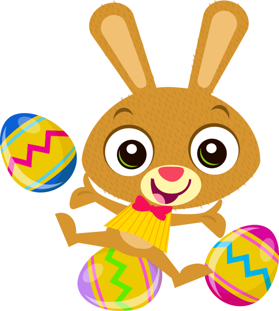 Easter bunny fun Kids T-Shirt by richhwalsh