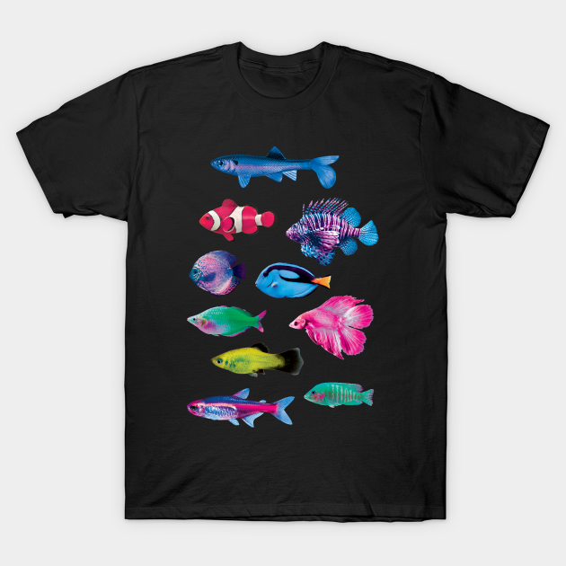 Colorful Fish - Fish - T-Shirt