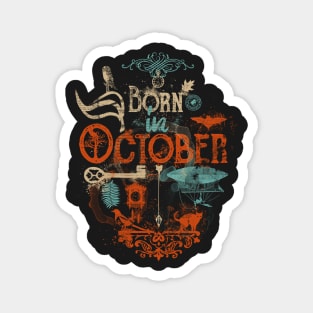 Born in October Magnet