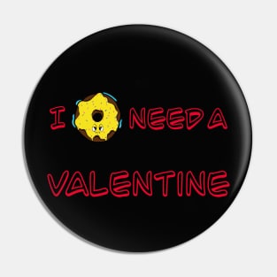 Donut Valentine Pin