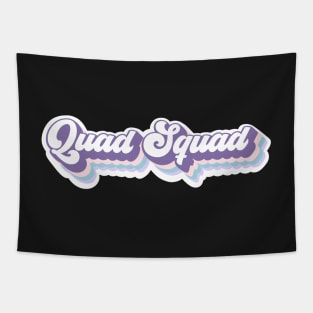 Quad Squad Groovy 70s Vibes Skater Tapestry