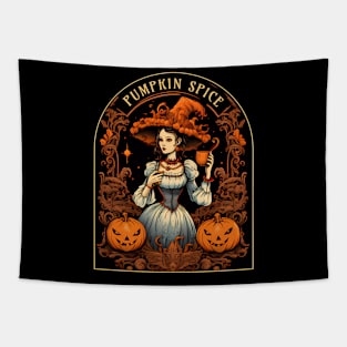 Vintage Pumpkin Spice Tapestry