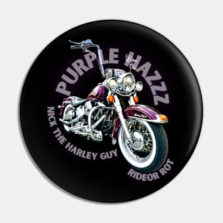 Purple hazzz Pin