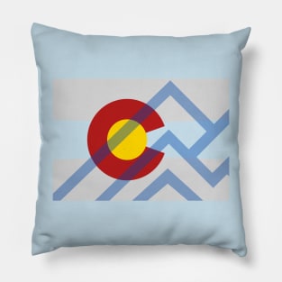Colorado Mountains design Pillow