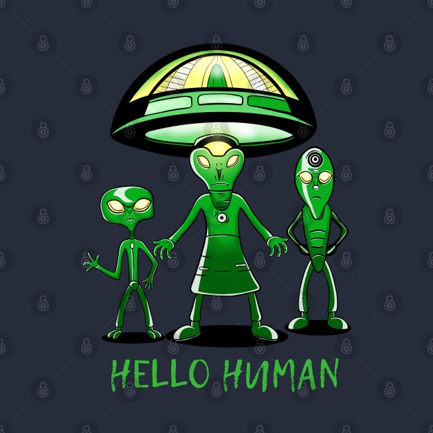 Hello Human, Friendly Aliens by micho2591