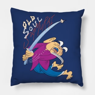 Old Soul Samurai Warrior Pillow