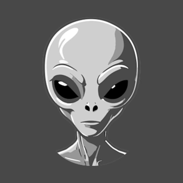 Grey Alien toon by roswellboutique