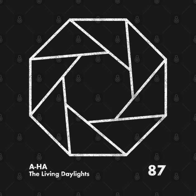 A-Ha The Living Daylights / Minimal Graphic Design Tribute by saudade