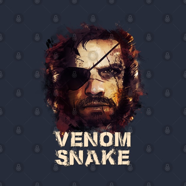 Venom Snake - Big Boss [METAL GEAR SOLID] by Naumovski