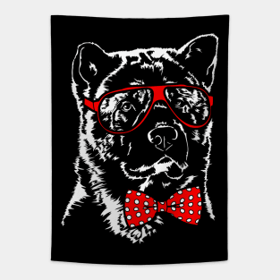 American Akita mom cute dog lover Tapestry