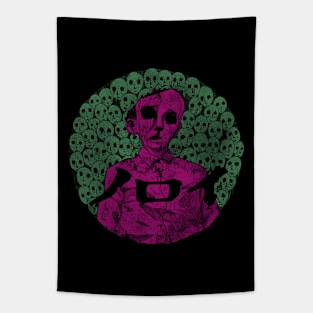 Noroi The Curse (Green and purple) Tapestry