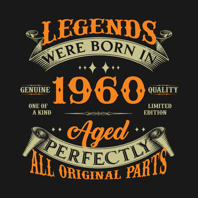 64th Birthday Legends Were Born In 1960 by Kontjo