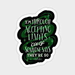 Wicked Musical Quote Elphaba Magnet