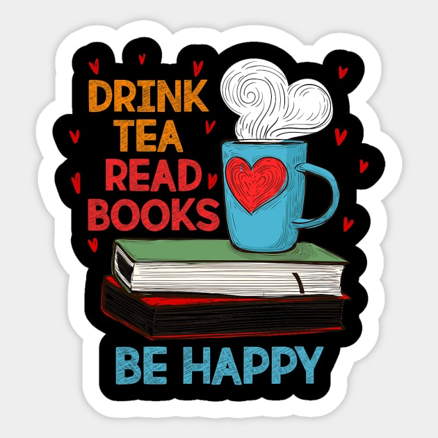 Bookworm i love reading - Book - Sticker