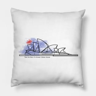 Sydney Opera House Australia City Landmark Pillow