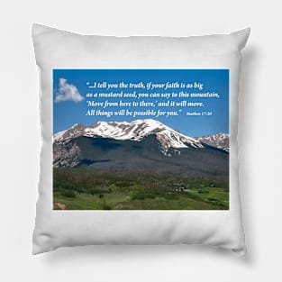 Move That Mountain Pillow