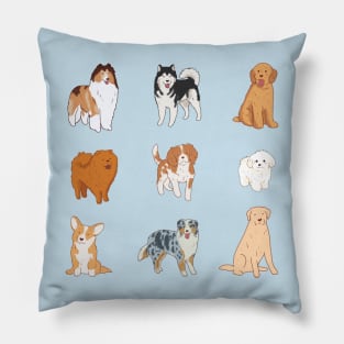 dogs pack Pillow