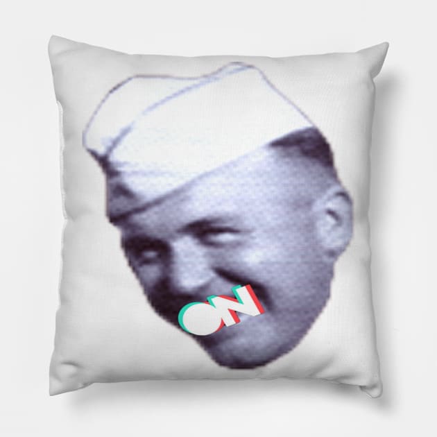 Talkin' Hard: BombsInContextRadio Pillow by Yellowonder