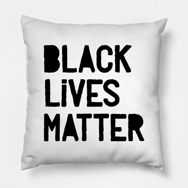 Black Lives Matter Pillow by CatsCrew