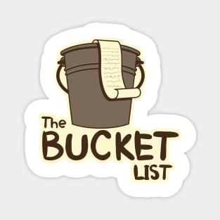 the bucket list scroll Magnet