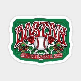 Boston Jam Band Ballpark Concert Tribute Magnet