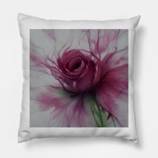 water colour rose Pillow