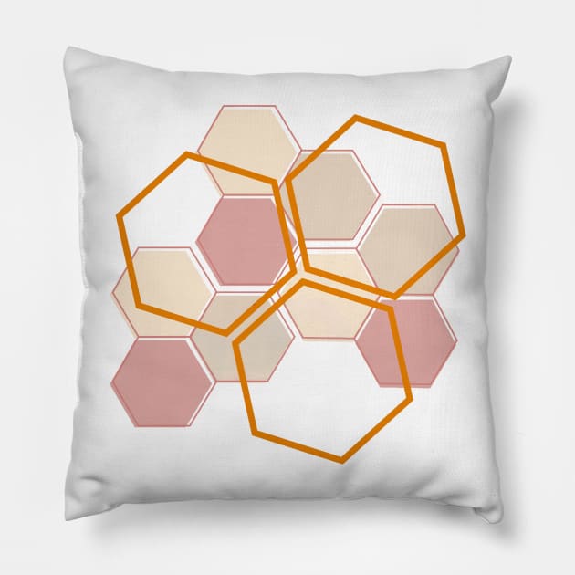 Abstract Geometric Shapes Pillow by GoodyL