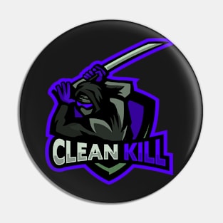 Team logo blue Pin