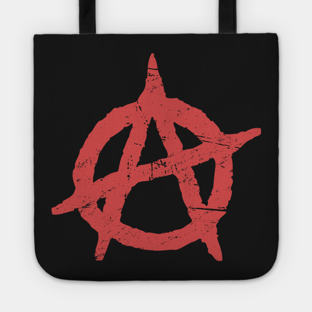 Distressed Punk Anarchy Symbol