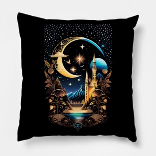 Castle Art Pillow