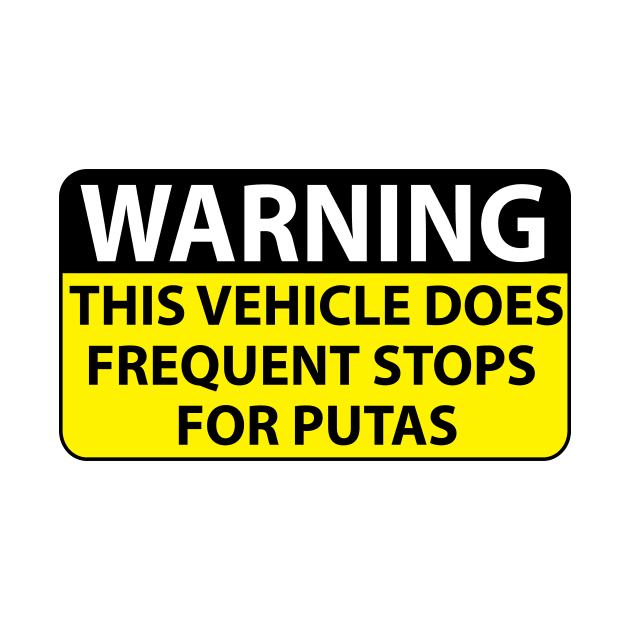 Warning funny Mexican bumper sticker by Estudio3e