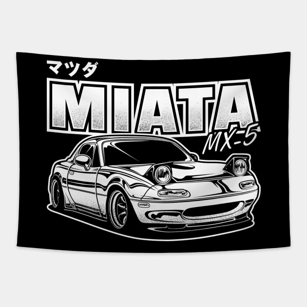 Mazda Miata MX-5 NA Tapestry by idrdesign