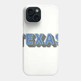 Texas logo design Phone Case