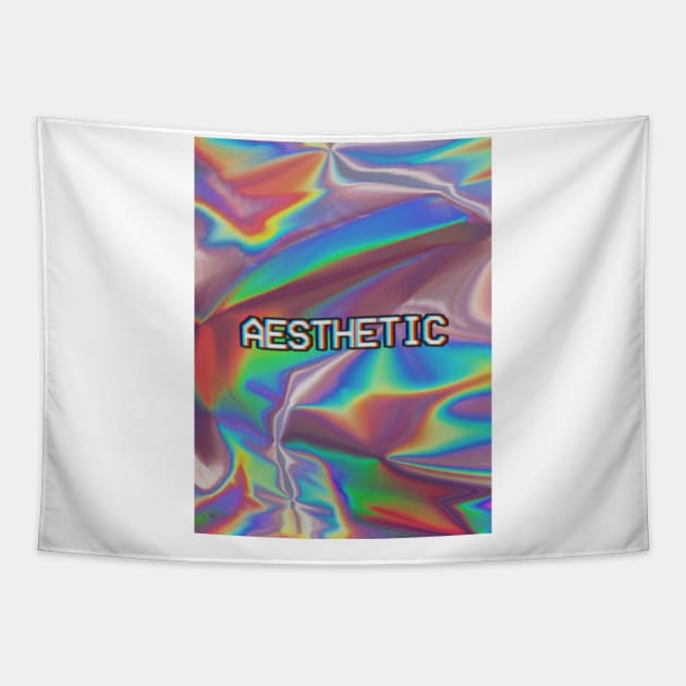 Aesthetic Glitch † Seapunk/Vaporwave VHS Ocean Design Tapestry by DankFutura