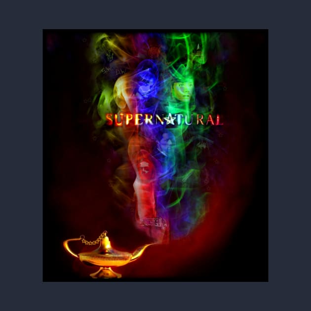 "I Dream of SPN" - new Supernatural design! by Luvchildofelvis