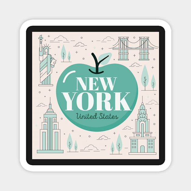 New York City Magnet by timegraf