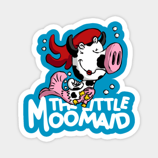 The Little Moomaid Cartoon Cow Mermaid Magnet