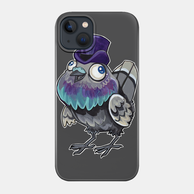 Dapper pigeon - Pigeon - Phone Case
