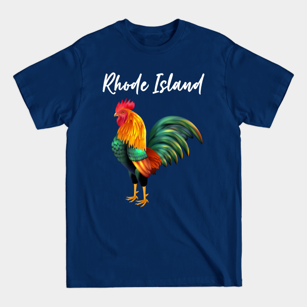 Discover Rhode Island Red Rooster Vintage Design - Rhode Island - T-Shirt