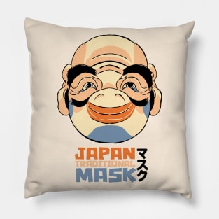 Traditional Japanese Mask Pillow