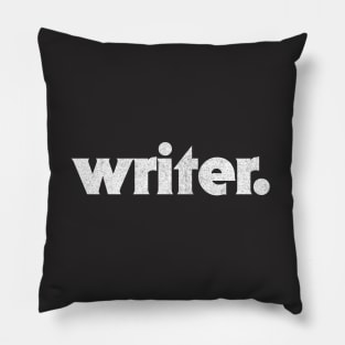 Writer //// Faded Type Design Gift Pillow