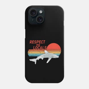 Respect the Locals Oceanic Whitetip Shark Phone Case